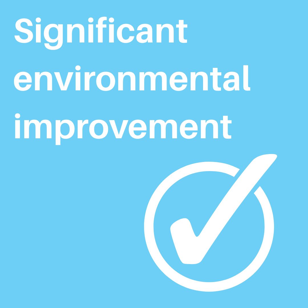 Significant environmental improvement with low GWP refrigerant gas Significant environmental improvement with low GWP refrigerant gas