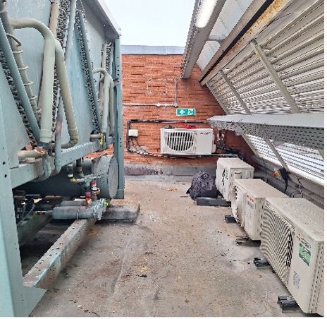 Cambridge Maintenancne The Chancery Chiller Replacement - rooftop chiller
