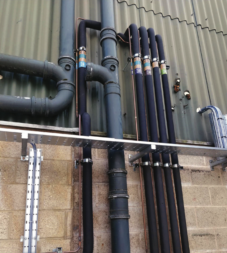 Meat refrigeration A2L install pipework